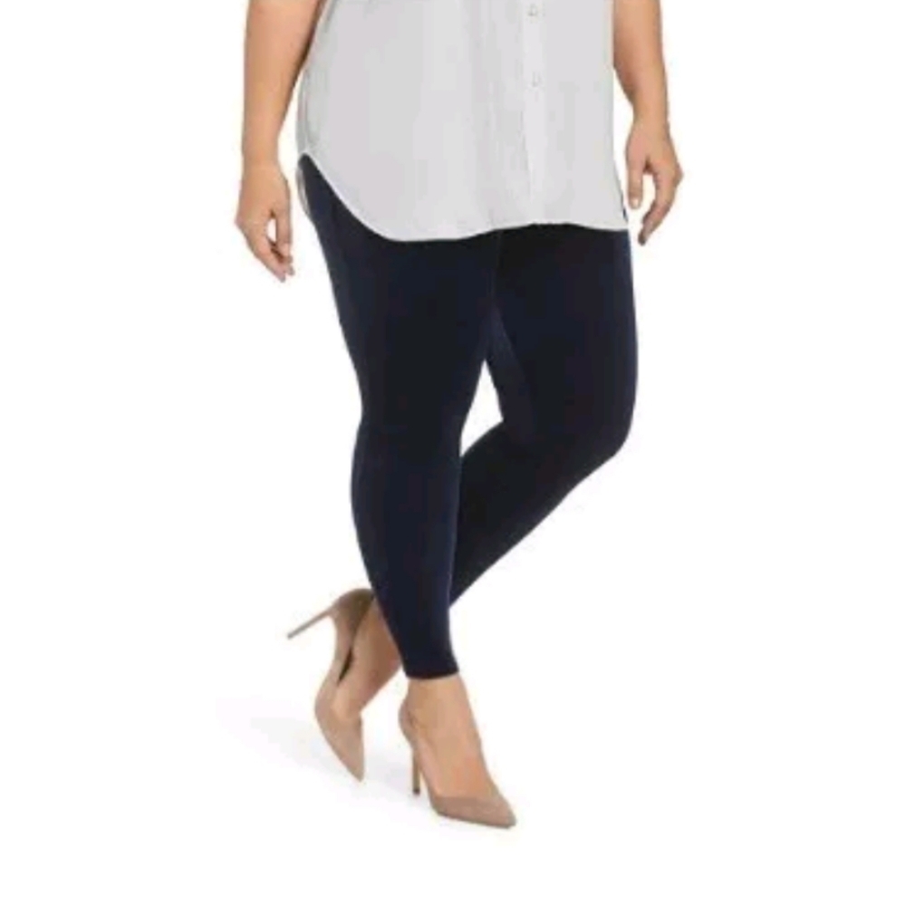 Spanx high rise velvet slimming leggings black
